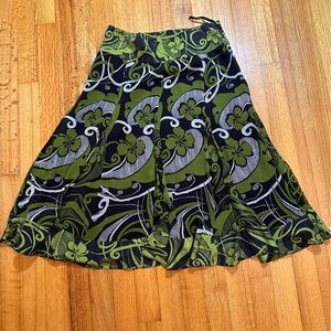 Phase Eight Silk Green women’s skirt Size 10 (#2)
